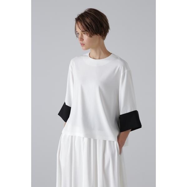 ◇バイカラージョーゼットブラウス | アドーア(ADORE) | マルイウェブ