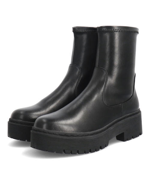 heal me ヒールミー レディース ストレッチボリュームソールブーツ