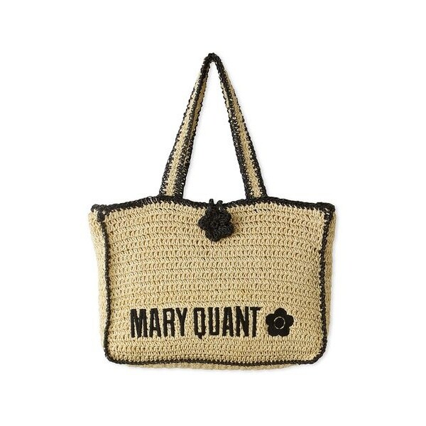 WEB限定カラー】【LILY BROWN×MARY QUANT】ロゴ刺繍カゴバッグ