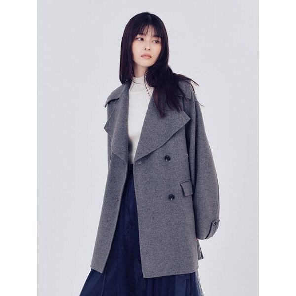 ウールリバーミドルAラインコート | フレイ アイディー(FRAY I.D