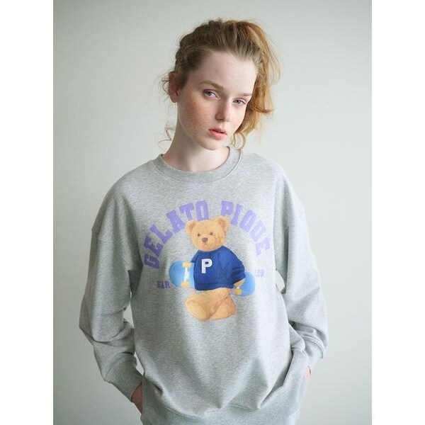 スポーティーベア裏毛プルオーバー | ジェラート ピケ(gelato pique