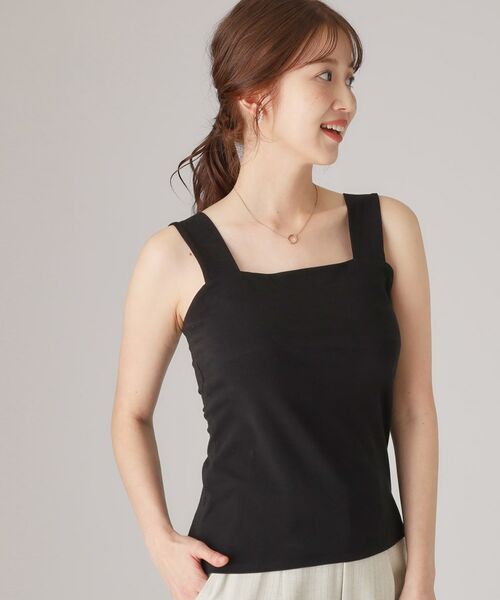 洗える／日本製】ベアトップ風キャミソール （タンクトップ）｜COUP DE