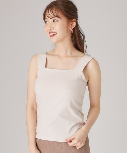 洗える／日本製】ベアトップ風キャミソール （タンクトップ）｜COUP DE