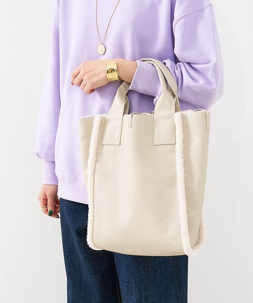 セール】 リバーシブルボアトート2WAYバッグ （トートバッグ）｜collex