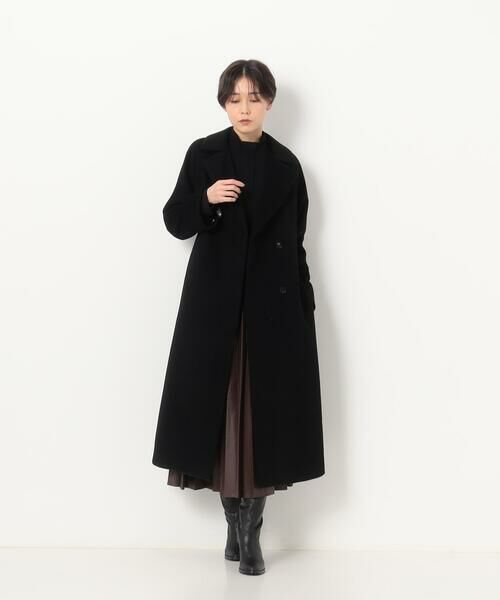 セール】 アンゴラウール コンバーチブルロングコート （ダッフル