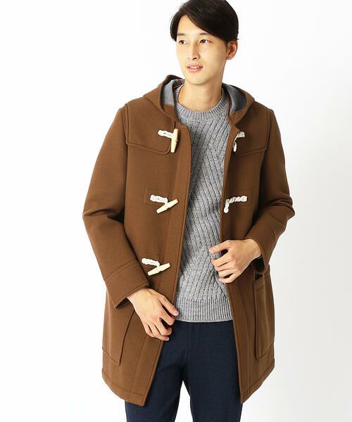 セール】 【超軽量】ダブルフェイスダンボールニット ダッフルコート