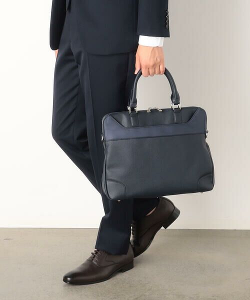 サフィアーノ型押し ブリーフケース （ビジネスバッグ）｜COMME CA ISM