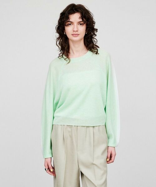 セール】 シアーニットプルオーバー （ニット・セーター）｜cloenc