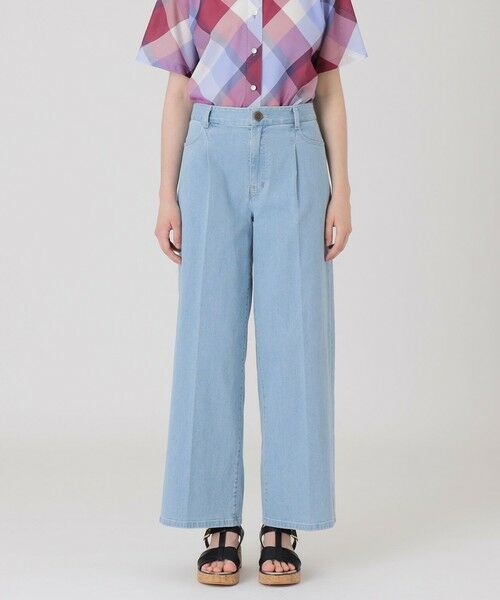 楽天市場】ブルーレーベル クレストブリッジ ワイドパンツの通販