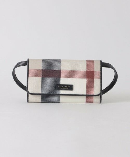 セール】 クレストブリッジチェックPVCウォレットショルダー