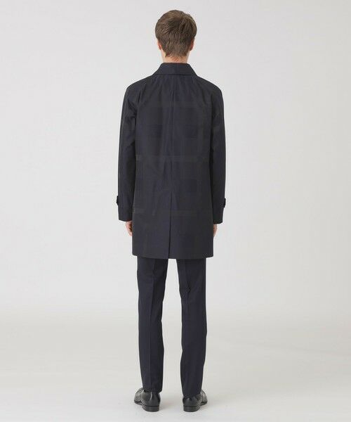 セール】 シャドーチェックラミネートステンカラーコート （その他