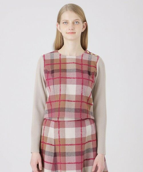 原宿本店限定】クレストブリッジチェックループヤーンツィード