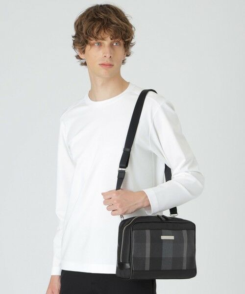 店舗限定】PVCクレストブリッジチェックショルダーバッグ （ショルダー