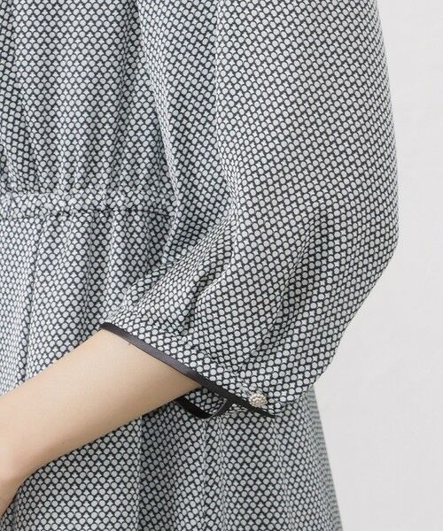 セール】 フルールドットプリント ワンピース （ロング・マキシ丈