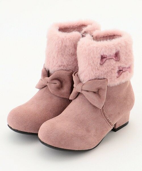 セール】 フェイクファーリボンブーツ （ブーツ（ロング丈））｜ANY