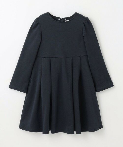 セール】 レース襟付き長袖ワンピース （ロング・マキシ丈ワンピース