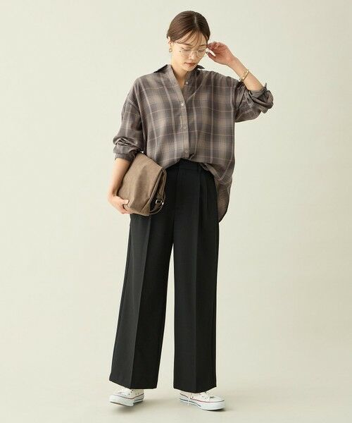 セール】 オンブレーチェックオーバーシャツ （シャツ・ブラウス