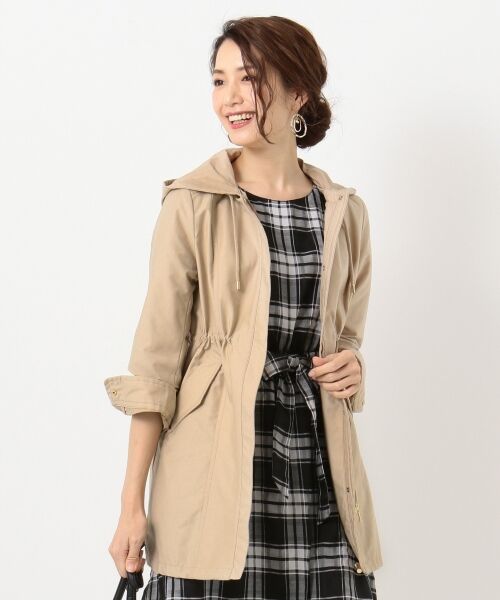 セール】 【洗える・2WAY】ライト モッズ コート （ミリタリー