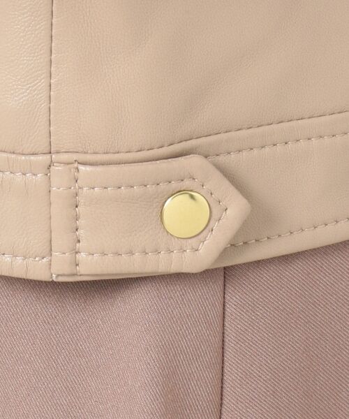 セール】 【本革】ノーカラーラムレザー ジャケット （ノーカラー