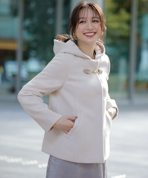 セール】 【2WAY】ファインウールモッサ ショートコート （その他