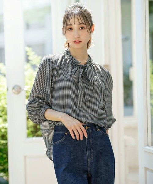 セール】 【洗える】フリルボウタイ ブラウス （シャツ・ブラウス