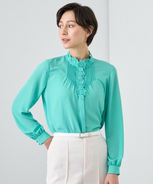 セール】 【Eternal Line 2024】ジョーゼットフラワーレース ブラウス