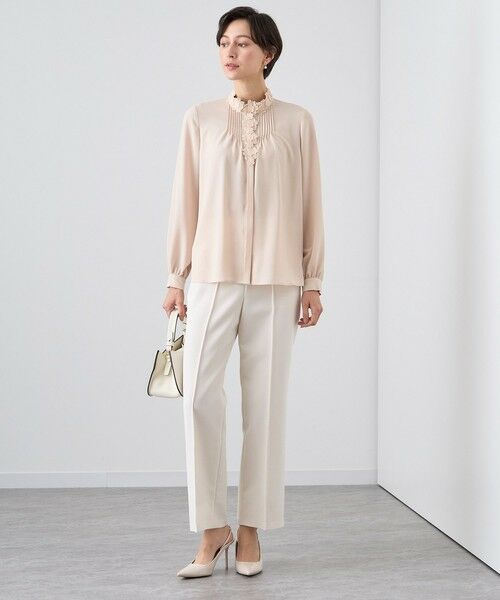 セール】 【Eternal Line 2024】ジョーゼットフラワーレース ブラウス