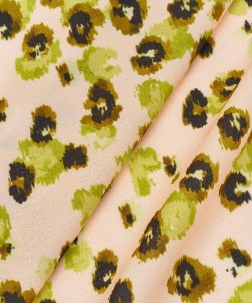 セール】 レオパードプリントスタンドフリル ブラウス （シャツ