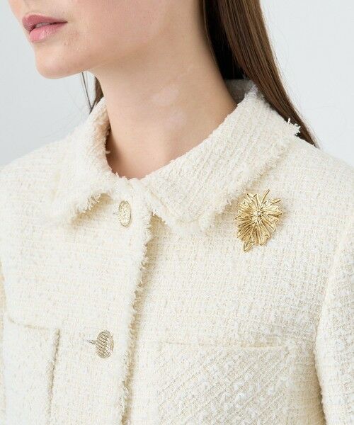 セール】 リーフモチーフブローチ （ブローチ・コサージュ）｜ANAYI