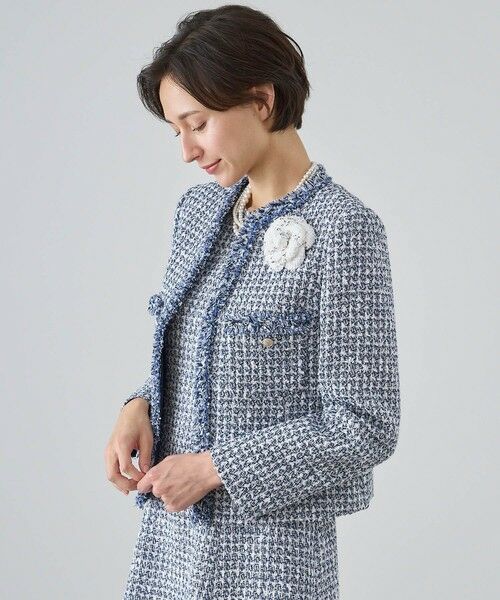 セール】 【Eternal Line 2024】ミックスツイードノーカラー