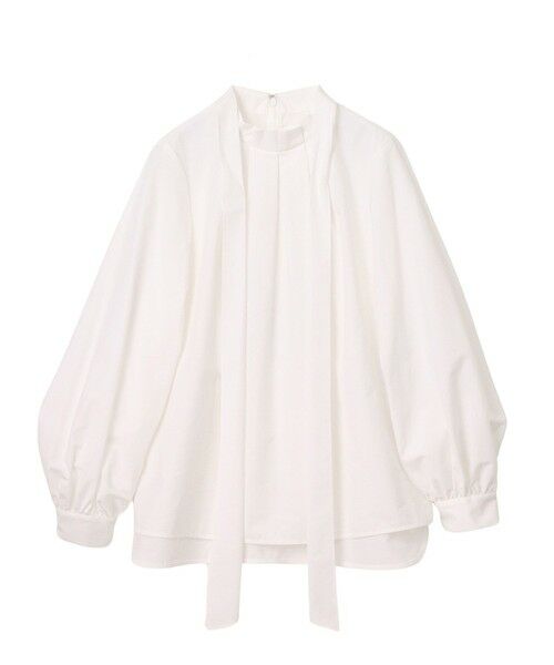 セール】 コットン2WAYボウタイブラウス （シャツ・ブラウス）｜ANAYI