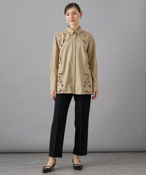 セール】 ブロード刺繍シャツ （シャツ・ブラウス）｜ANAYI / アナイ