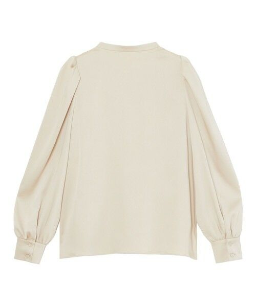 セール】 ハンマーサテンパフ袖ブラウス （シャツ・ブラウス）｜ANAYI