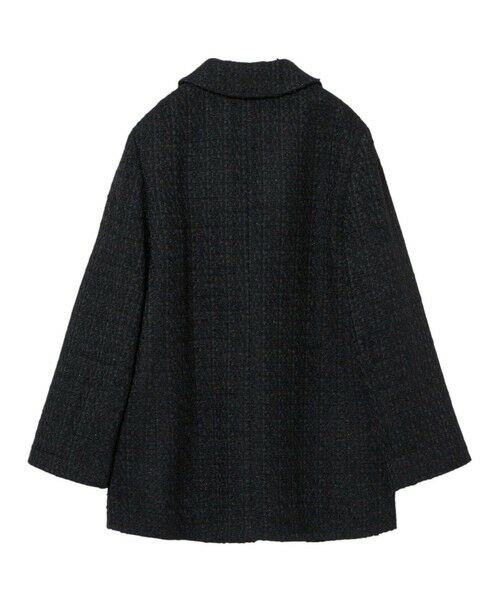 セール】 ラメツイードテーラーダブルコート （ダッフルコート