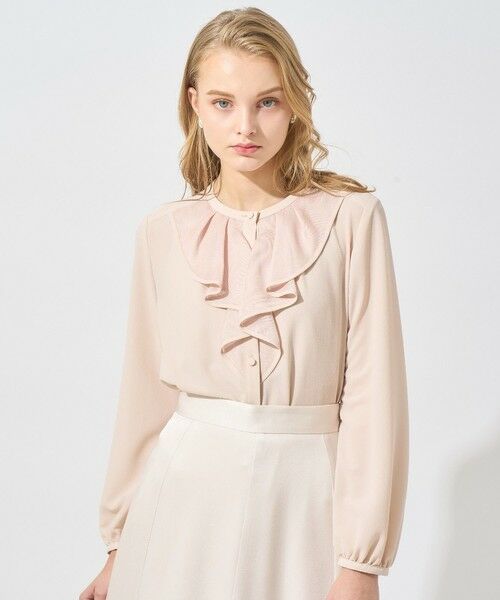 Eternal Line 2025】ジョーゼットカラミラッフル ブラウス （シャツ