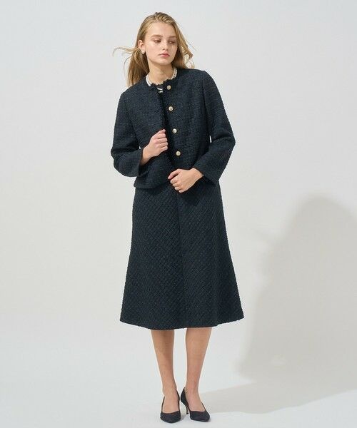 Eternal Line 2025】ミックスツイードフレア ワンピース （ミニ丈