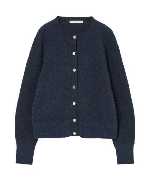 セール】 ネップスムースクルーネックカーディガン （カーディガン