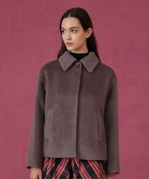 アルパカシャギーショートコート （ピーコート）｜ANAYI / アナイ