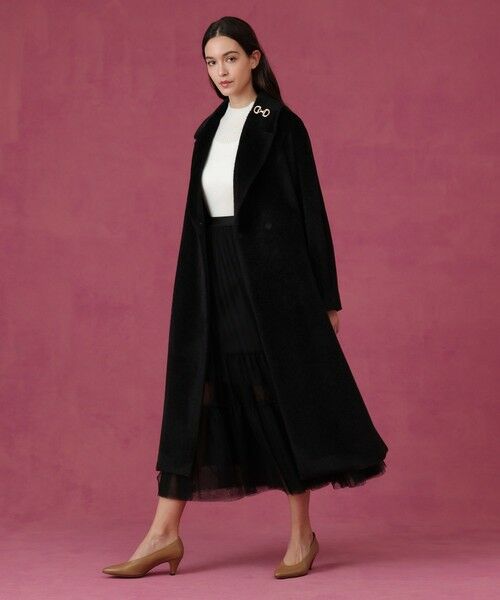 スーリーアルパカシャギーローブコート （トレンチコート）｜ANAYI