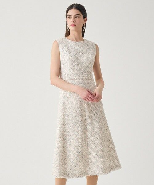 Eternal Line 2026】ミックスツイードノースリーブ ワンピース （ミニ