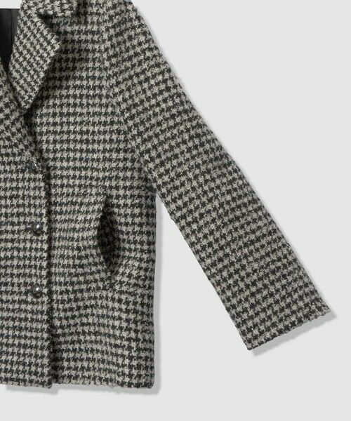 ループ千鳥ツイードPコート （ピーコート）｜ANAYI / アナイ