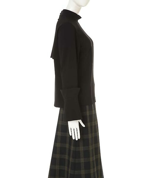 セール】 |VERY10月号掲載|ハイツイストスパンビッグカフブラウス