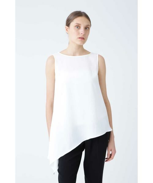 セール】 バイカラージョーゼットブラウス （シャツ・ブラウス