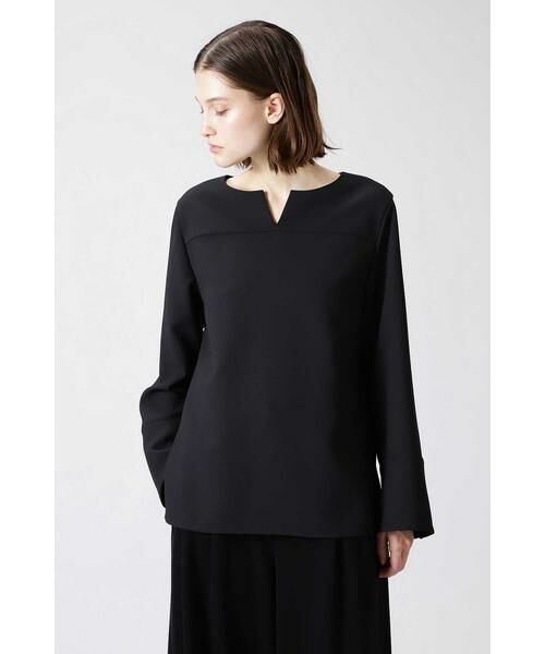 セール】 ◇ミドルジョーゼットバックプリーツブラウス （シャツ