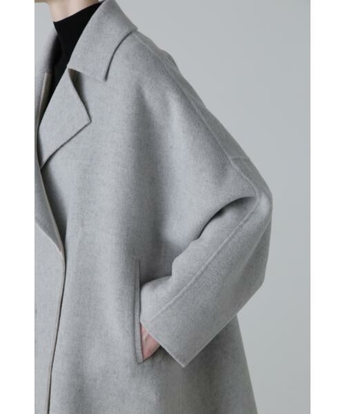◇カシミヤ混2TONEリバーコート （アウター）｜ADORE / アドーア