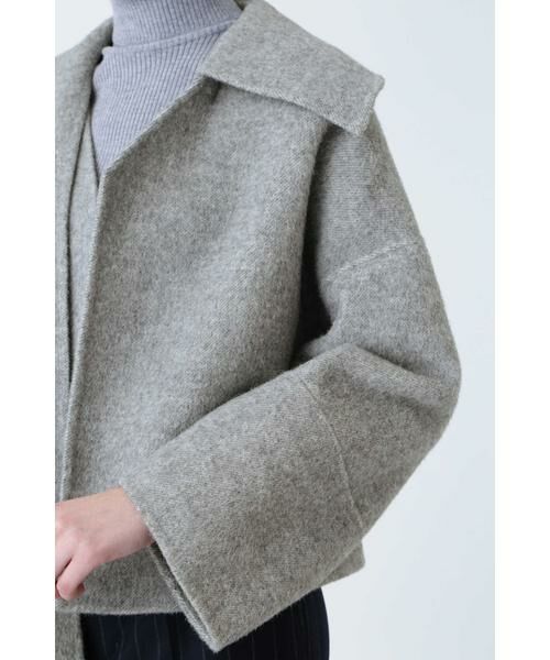 STORY 12月号掲載｜シャギーカルゼケープ付きジャケット （テーラード