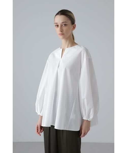 セール】 ◇ファンクショナルストレッチタックフレアブラウス （シャツ