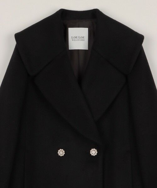 セール】 【LOULOU WILLOUGHBY】ビーバーミドル丈コート （ダッフル