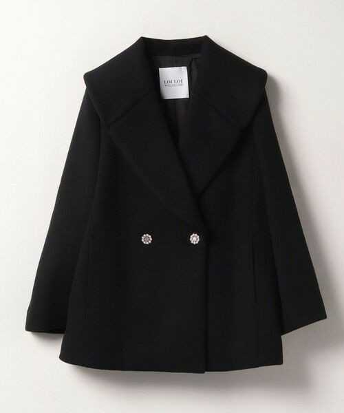 セール】 【LOULOU WILLOUGHBY】ビーバーミドル丈コート （ダッフル