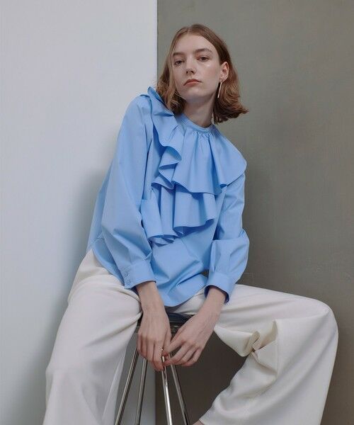 セール】 アシメラッフルブラウス （シャツ・ブラウス）｜allureville